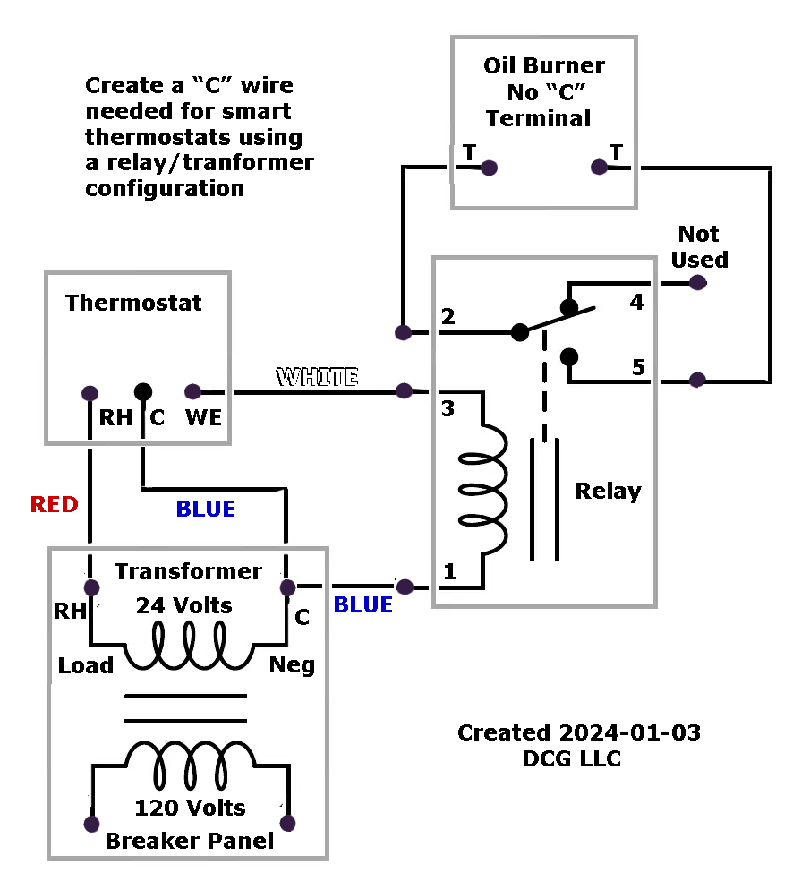 Thermostat wiring creating a C wire